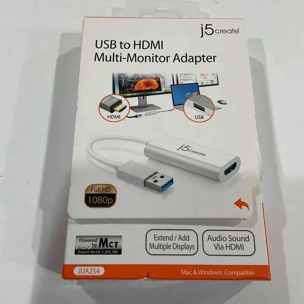 j5create USB™ to HDMI™ Multi-Monitor Adapter